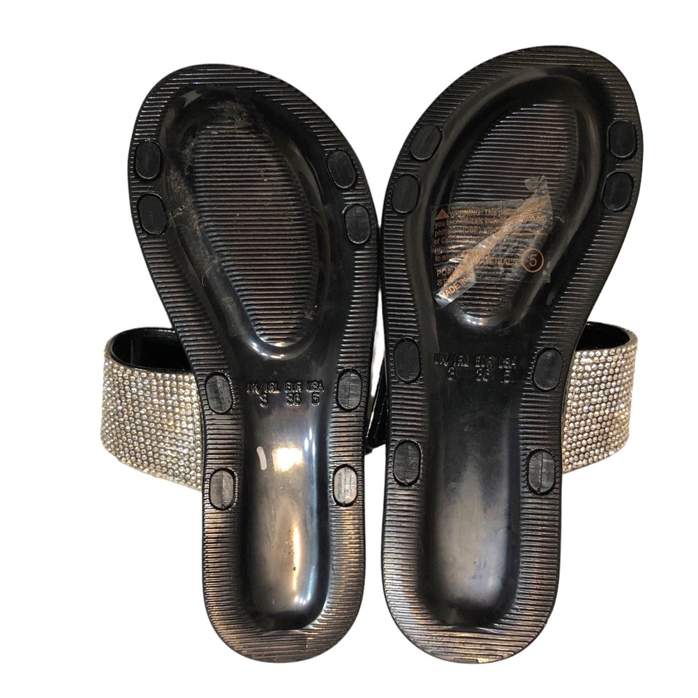 Forever Rhinestone Sandals - Picture 2 of 3
